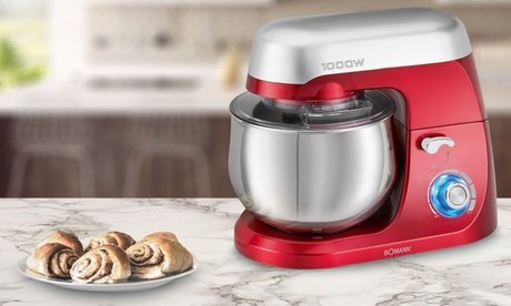 Bomann: 4-in-1 Knetmaschine KM 1395 in Titan