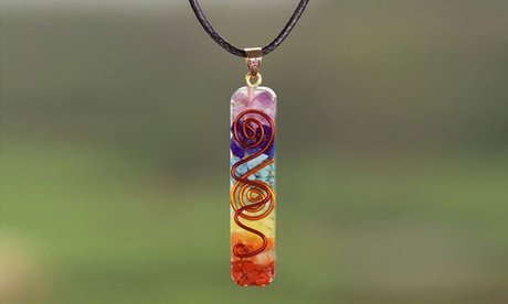 Halskette mit Orgonit-Anhänger: 1