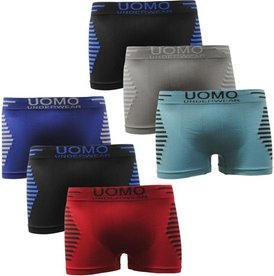 6er-Set Garcia Pescara Boxer-Shorts: Gr. M-L