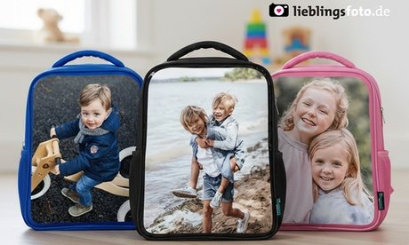 Foto-Rucksack für Kinder in Schwarz Größe 30 x 15 x 39 cm (zzgl. Versandkosten)