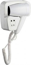 Wand-Haartrockner für Hotels und B&Bs