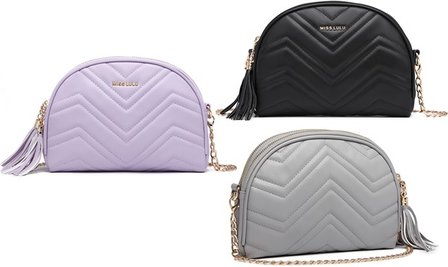 Miss Lulu Damenhandtasche: Grau