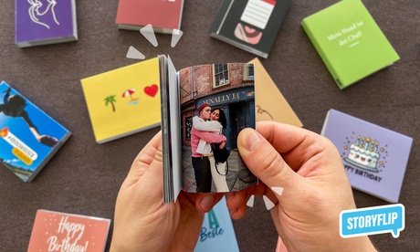 1x Daumenkino aus eigenem Video inkl. Cover im Hoch- oder Querformat (zzgl. Versandkosten)