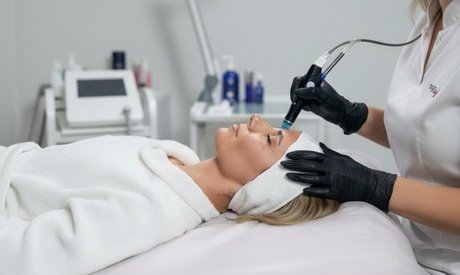 90 -120 Min. Kombi-Paket: Aqua-Facial und kosmetisches Microneedling für 1 Person