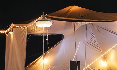 Lichterkette fürs Zelt: Warmweiß