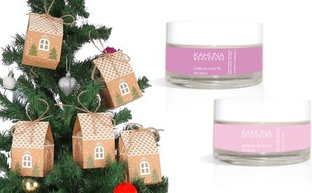 Kahuna Benessere Weihnachts-Set Tages- und Nachtcreme in Geschenkboxen: 2x