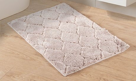 Badezimmerteppich: 50 x 80 cm / Taupe
