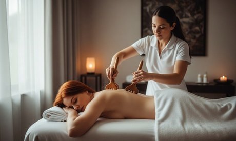 40 Min. Madero-Massage für den ganzen Körper inkl. 10 Min. mineralische Beinwickel für 1 Person