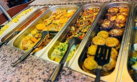 Für 2 Personen: 600 gramm für Gerichte nach Wahl am Mittagsbuffet