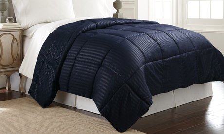 Thumbnail - Sampur Satin-Bettdecke Soft Luxe: Grau / 140 x 200 cm