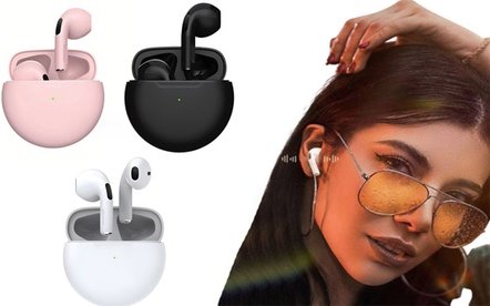 Kabellose Bluetooth-Kopfhörer Pro6-1: 1 / Schwarz