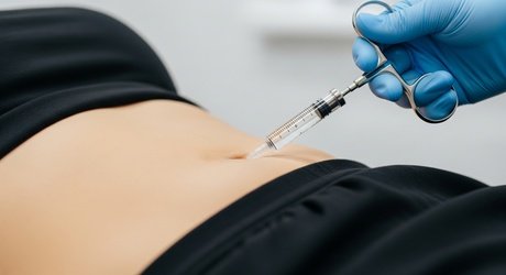 Mit 15 ml Wirkstoff zur freien Verteilung: Injektionslipolyse inkl. Anamnese