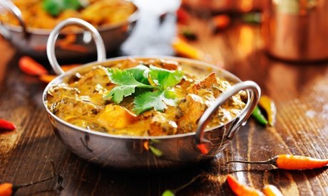 Für 4 Personen: Indisches 3-Gänge-Menü mit Fisch oder Fleischgericht