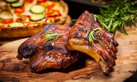 Für 2 Pesonen: Spare Ribs nach Wahl inkl. Beilage und Dessert (einlösbar: So.-Do.)
