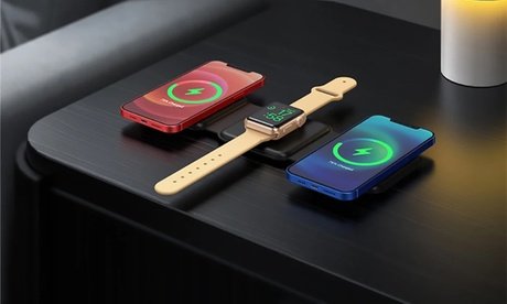 Kabelloses 3-in-1-Ladegerät mit Mag-Safe