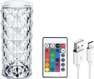 Kristall-Diamant-Tischlampe: 2