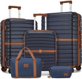 Set: 3er-Set - 20- 24- & 28-Zoll-Koffer & Reisetaschen-Set