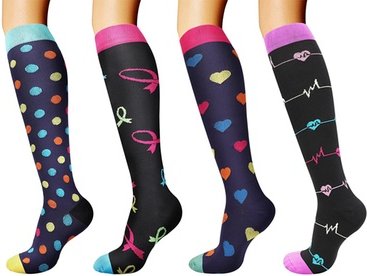 Kompressionsstrümpfe: 2 Paare / S-M