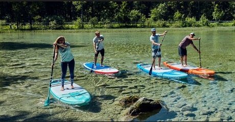 Für 2 Personen: 2 Std. Stand-up-Paddeln