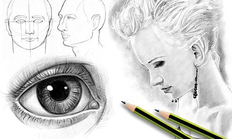 3 Monate Zugang zum Online-Zeichenkurs: Portraits zeichnen