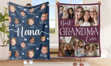 1x Personalisierbare Foto-Decke (Versandkosten nicht inklusive)