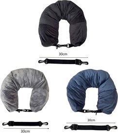 Befüllbares Reisekissen: Blau