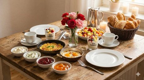 „Happy-Day-Frühstück“ – Kleiner Brunch für 2 Personen