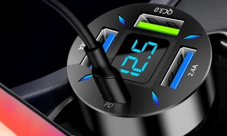 5-in-1 Schnellladegerät für das Auto