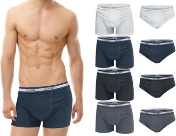 6er-Set Liabel Herren-Boxershorts: Boxershorts / Weiß / Gr. M