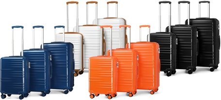 Reisekoffer: 3er-Set / Navy