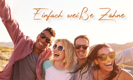 1x kosmetisches Zahn-Bleaching inkl. Zahnanalyse & Pflegepaket „White