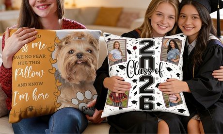 2x Personalisiertes Fotokissen mit Design nach Wahl (Versandkosten nicht inklusive)