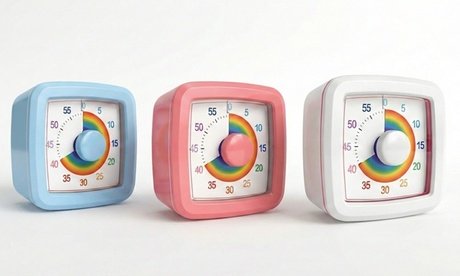 Visueller Zeitmanagement-Timer für Schüler: Blau