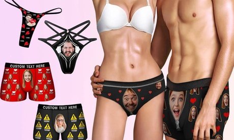 1x Foto-Unterwäsche für Männer oder Frauen im Design nach Wahl