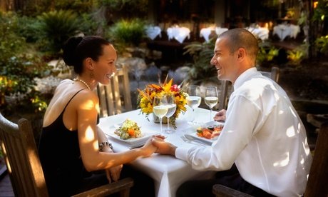 Für 2 Personen: 4-Gänge-Menü „Dinner unter Palmen“ inkl. Getränke