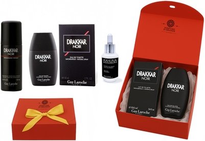 Set: Drakkar Noir EDT 50 ml und Deo 150 ml in dekorativer Geschenkbox für Herren