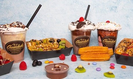 2x 8er-Churro-Bags (kurz) & 2 hausgemachte Getränke