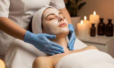 Mittleres Beauty-Paket inkl. Gesichts- Hals- & Dekolleté-Massage (60-90 Min.)