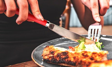 24-Stück-Besteckset für 6 Personen in Rot