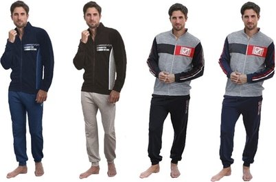 Givova Herren-Homewear-Anzug: Grau-Blau / Gr. L