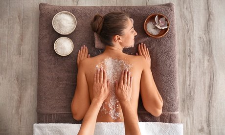 2x 45 Min. Hautbehandlung des Rückens