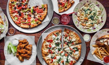 Für 4 Personen: Pizza oder Pasta nach Wahl inkl. Salat