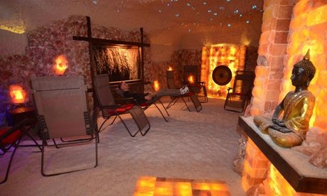 2x 45 Min. Aufenthalt in der Salzgrotte inkl. Sole-Vernebelung und 1 Tee oder Wasser