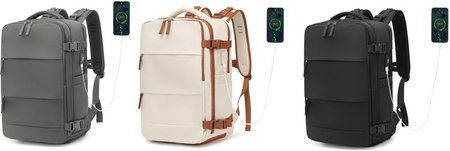 Multifunktionaler Reiserucksack: Schwarz