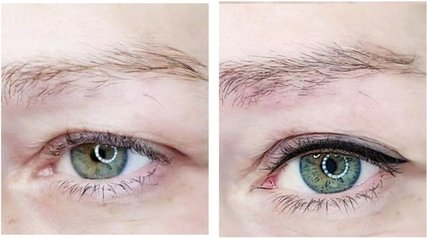 Permanent Make Up-Wimperkranzverstärkung für 1 Person
