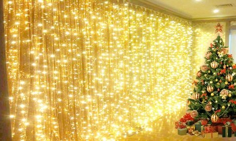 LED-Lichtervorhang: 1 / 3 x 3 m