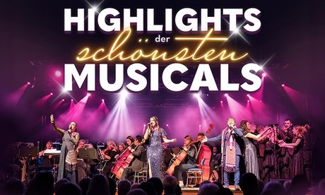2 Tickets der PK 3 für die „Highlights der schönsten Musicals“ am Mo. 09.02.26 um 20 Uhr (keine vor-Ort Einlösung)