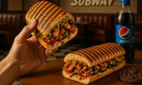 4 Personen: Panini Cookie & Getränk (0 5l inkl. Pfand)