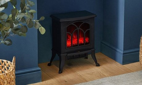 Wintem Retro-Elektrokamin „Persephone“ mit Flammen-Effekt