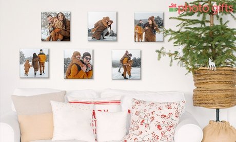 9x Foto-Kachel mit Klebepads in der Größe 20x20 cm (Versandkosten nicht inklusive)